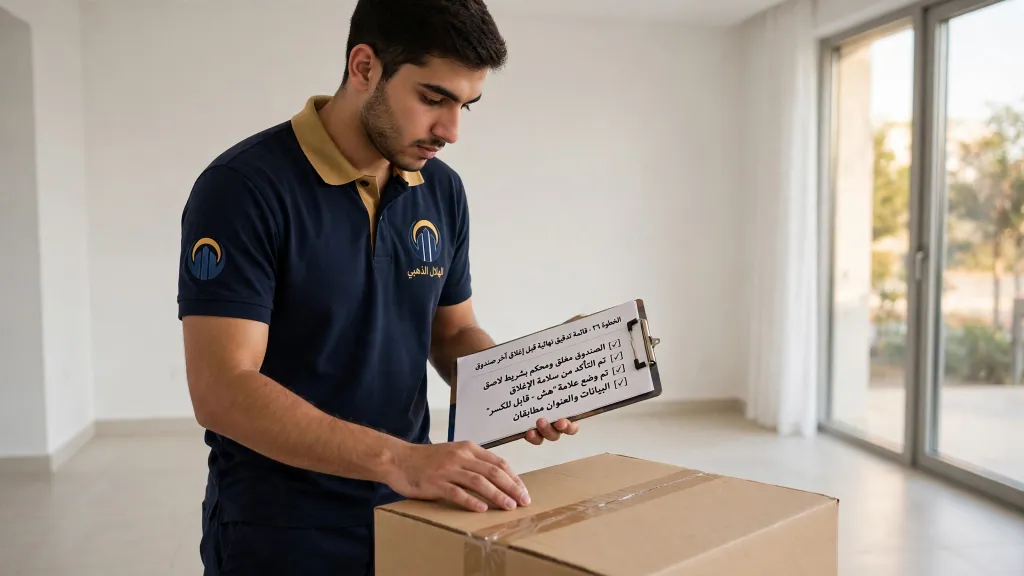 قائمة التدقيق النهائية قبل نقل العفش