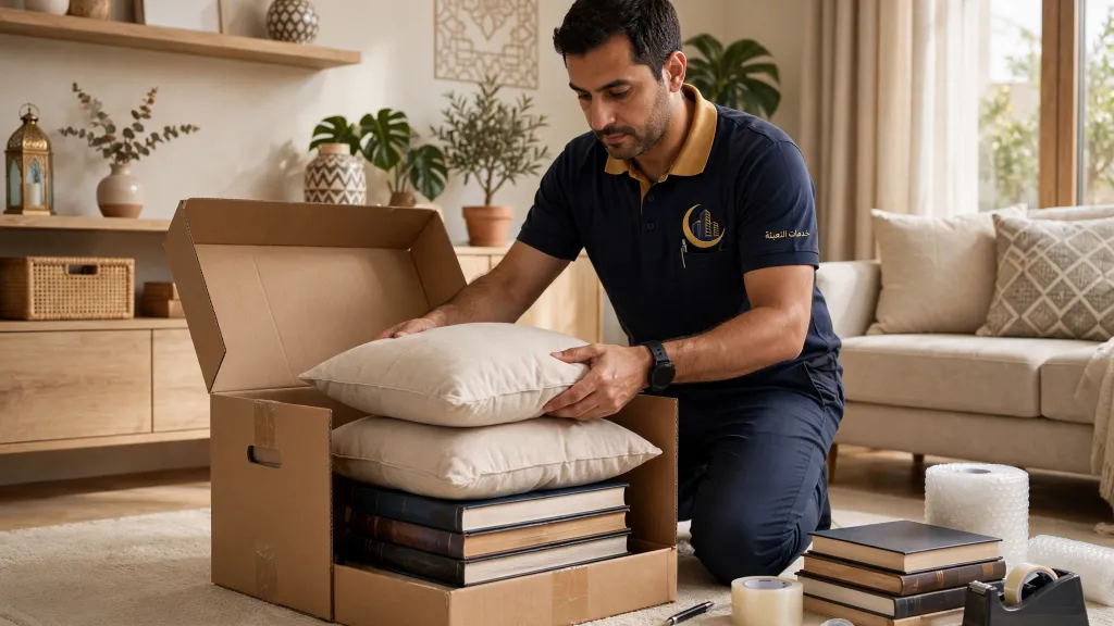 تعبئة الكراتين وتغليف الأثاث بشكل صحيح